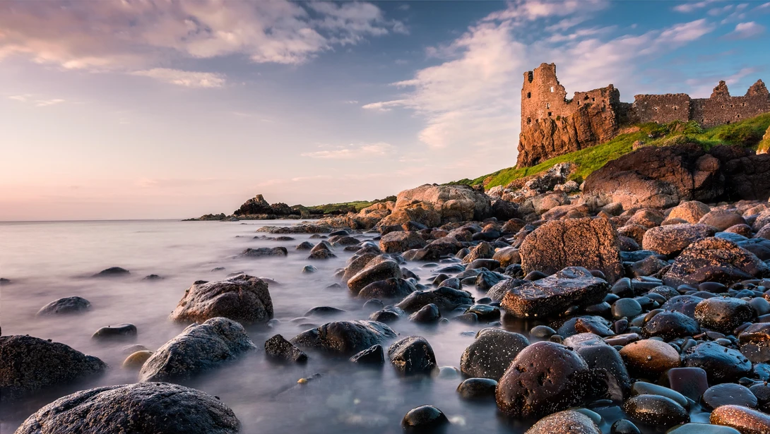 View Dunure Castle by Amir Sherhan