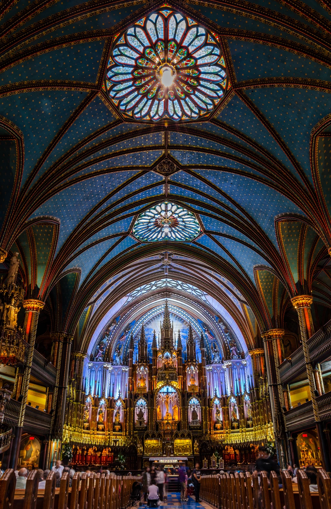 View Notre-Dame Basilica of Montreal by Soumya Swain
