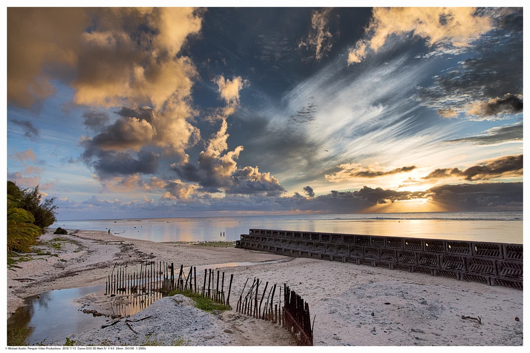 View Avarua Sunset, Cook Islands by Michael Austin