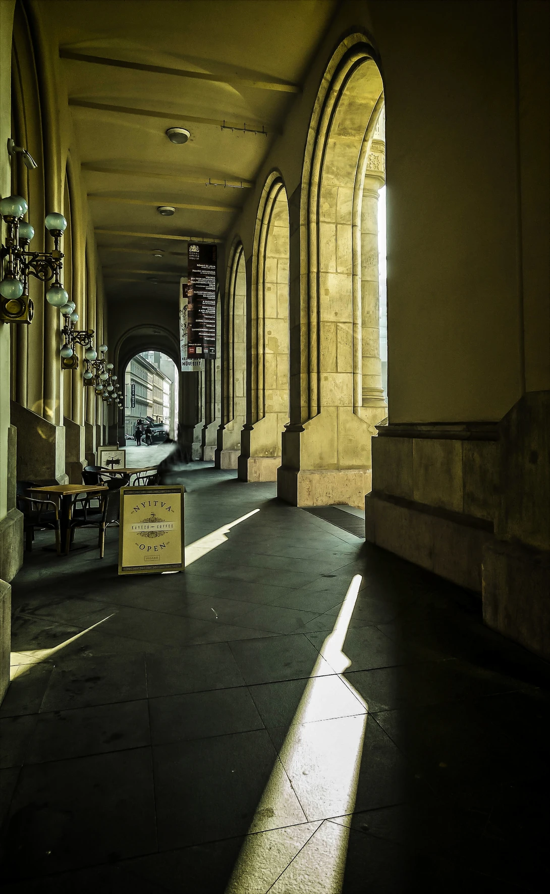 View Coffee shop - Prague by James Zuffoletto