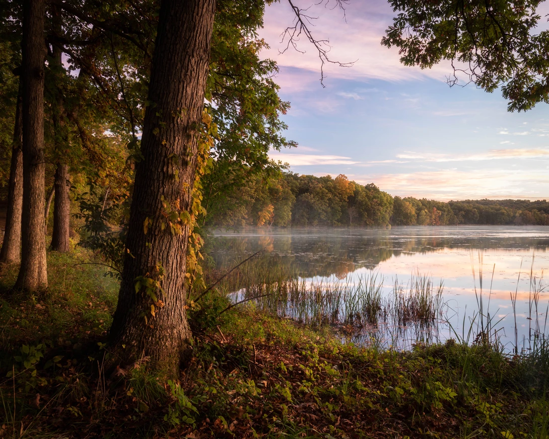 View An October sunrise over Kent Lake by Chris Sesta