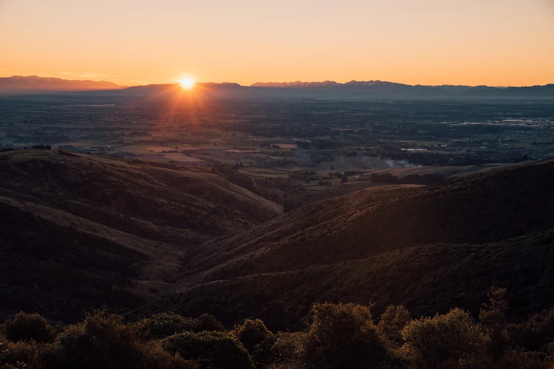 View Last light over Christchurch by Ryan Hill