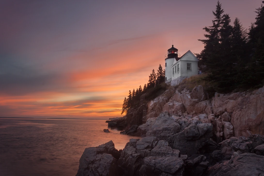 View Bass Harbor Lighthouse by Daniel Rowland
