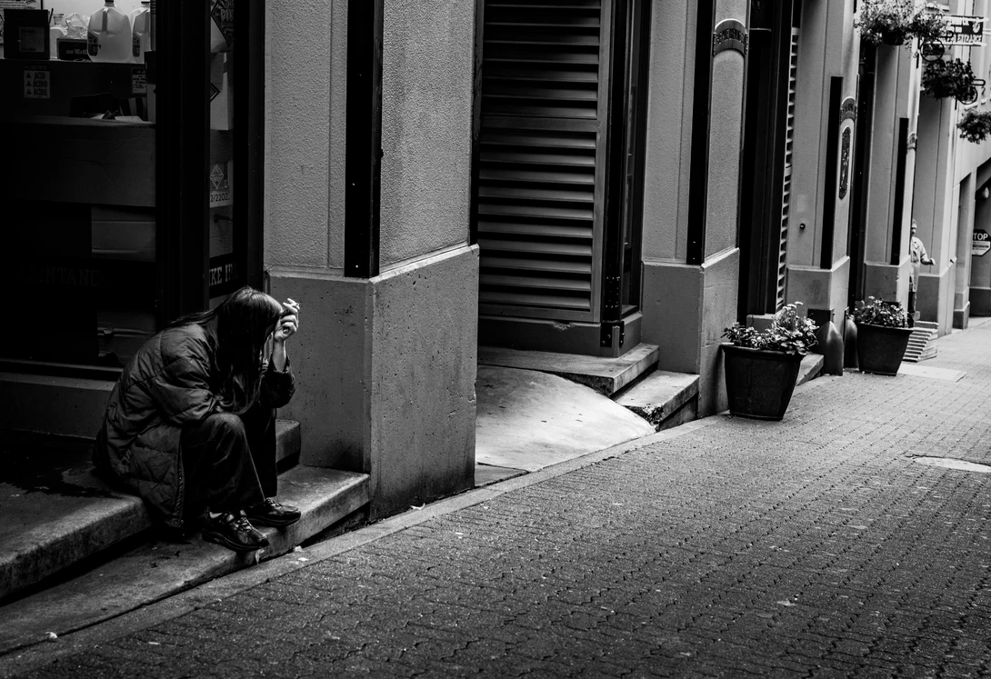 View Post Alley Morning by Bob MacDonald