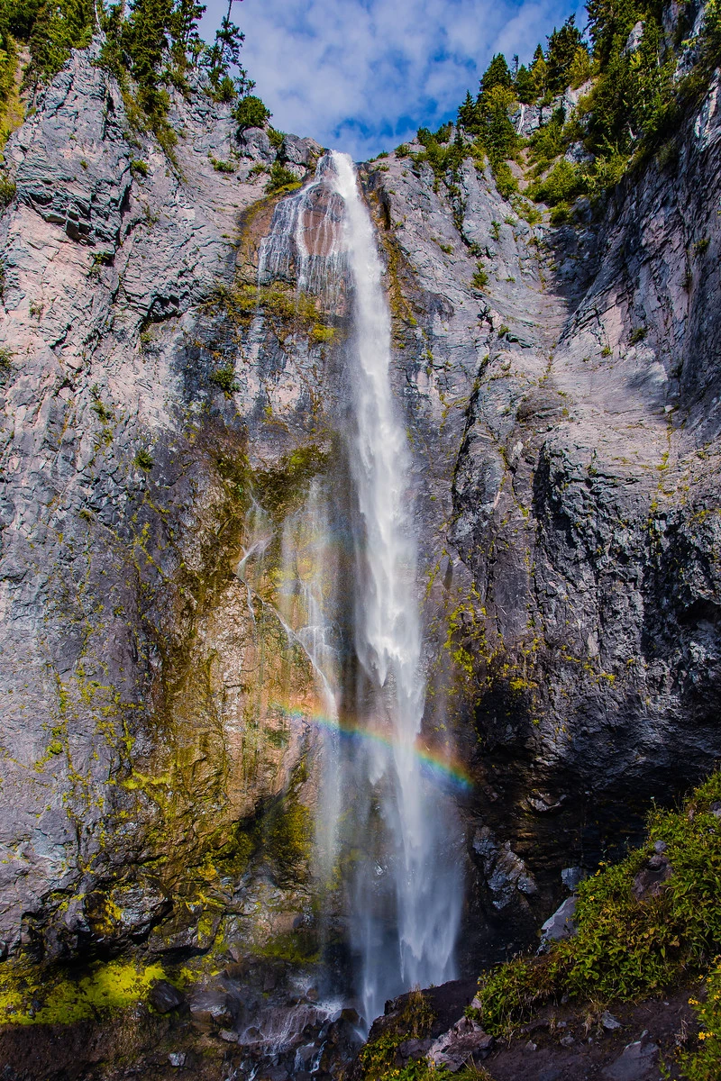 View Rainbow at Comet Falls by Per Farny