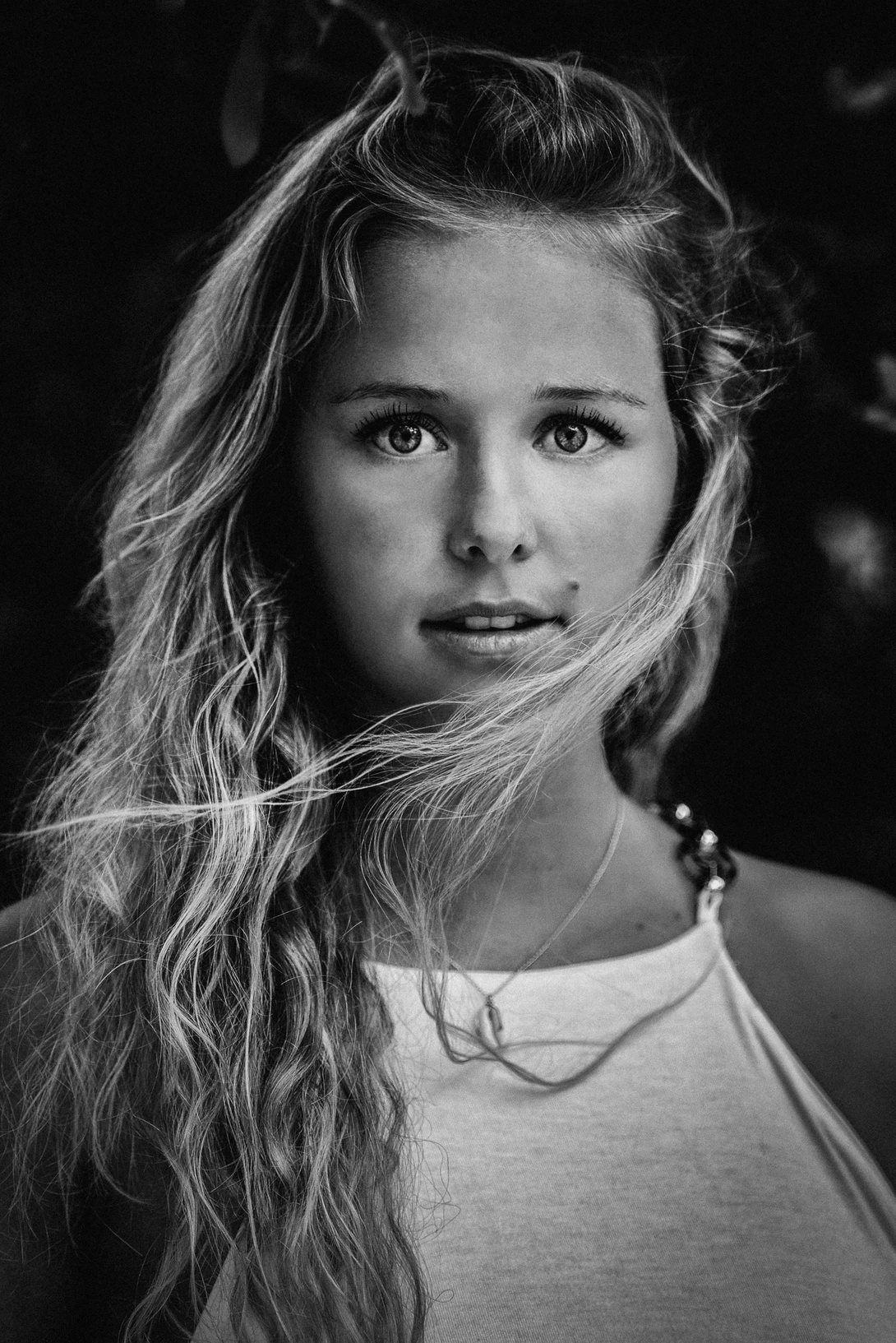 View Portrait - Black and White (2) by Alex Lud