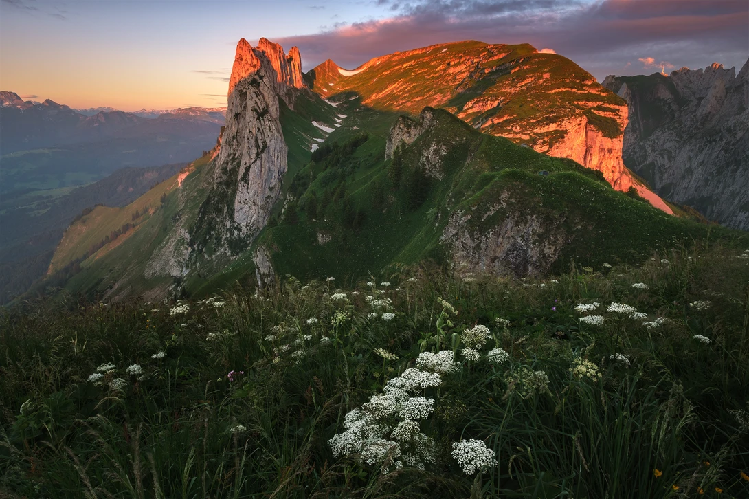 View Alpine sunrise by Anton Galitch