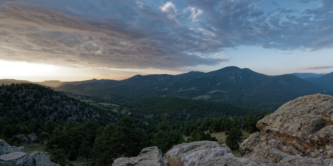 View Sunrise in Golden Gate Canyon by Patrick Barringer