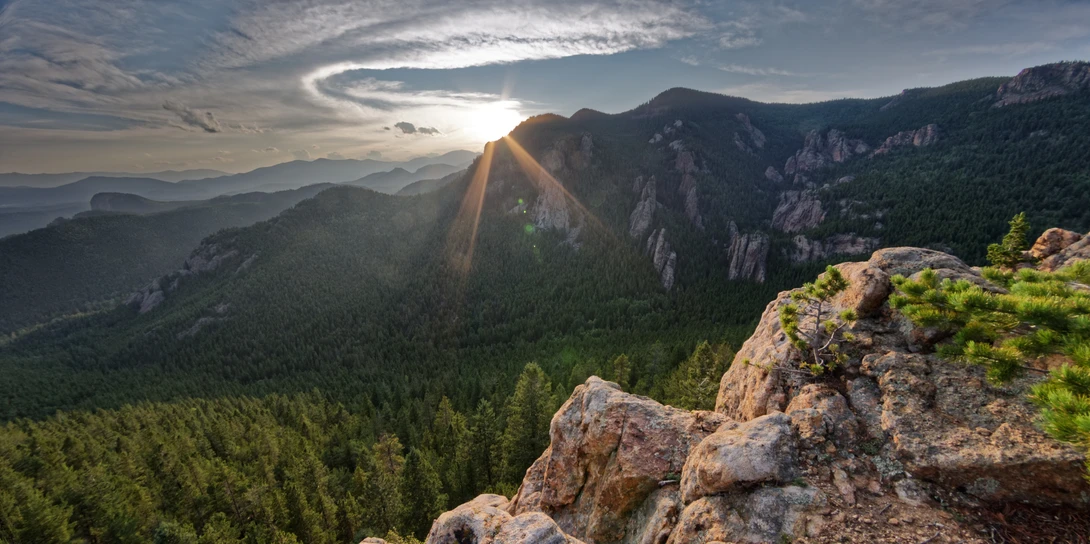 View Sunset at Staunton state park by Patrick Barringer