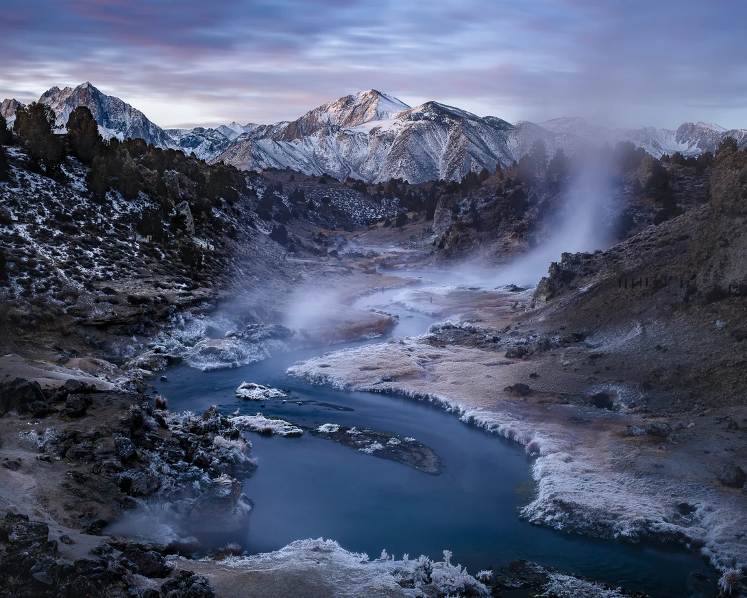 View Dawn at Hot Creek by Mike Pitts