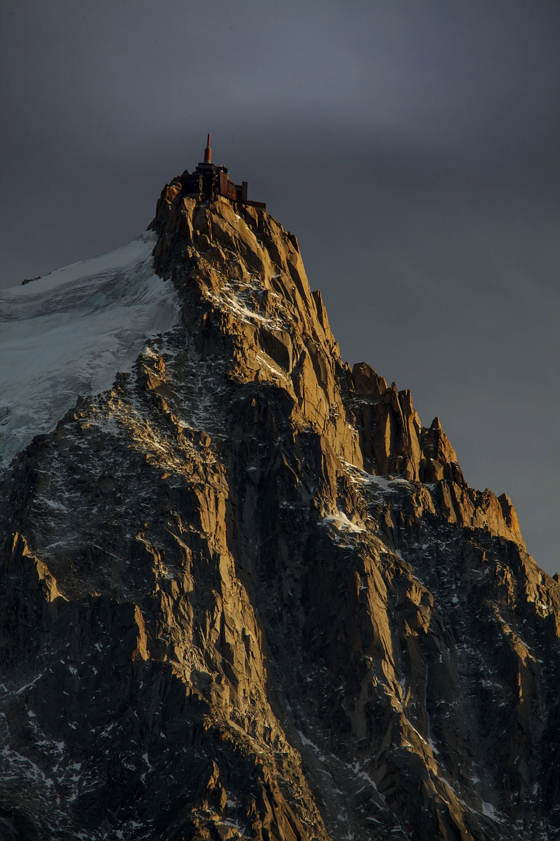 View Peak of Aiguille du Midi by david huguet