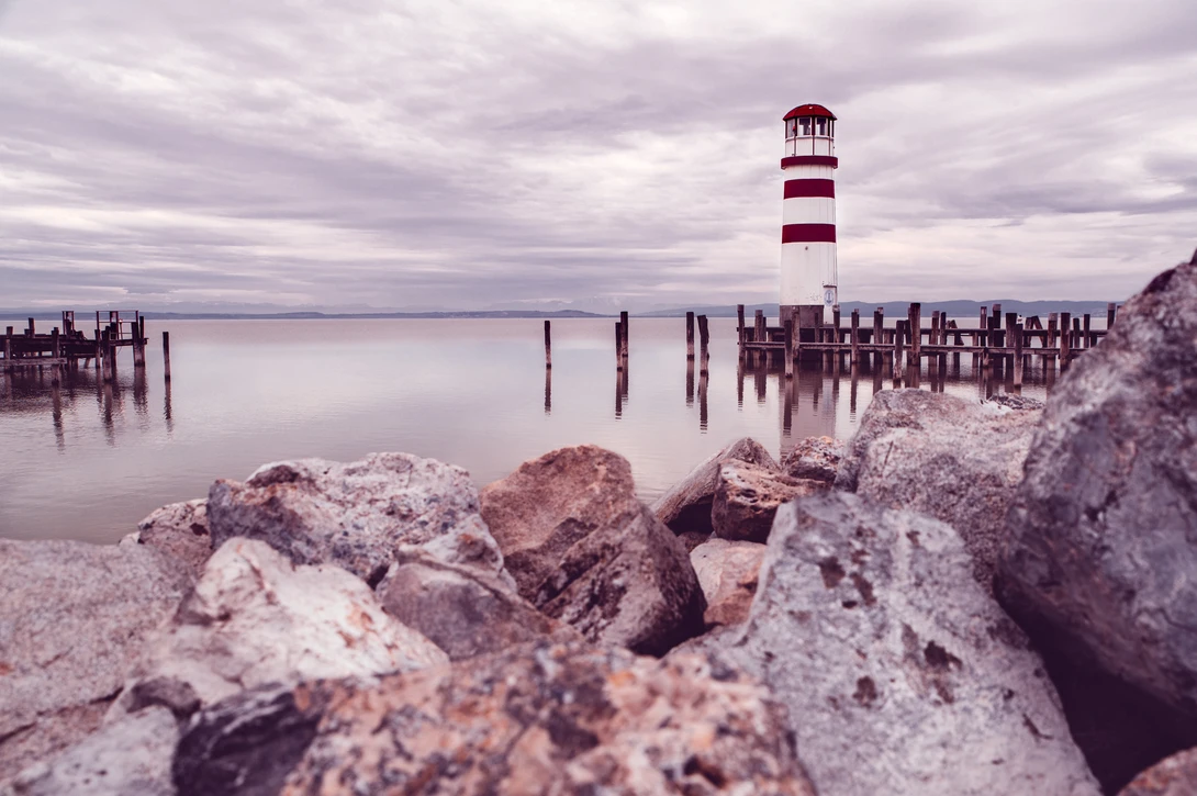 View Lighthouse at Neusiedler see by Dody Ketyi