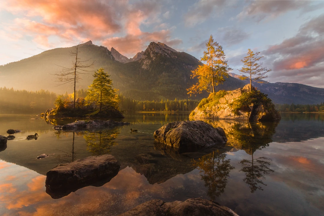 View Lake Hintersee by Anna Kafka