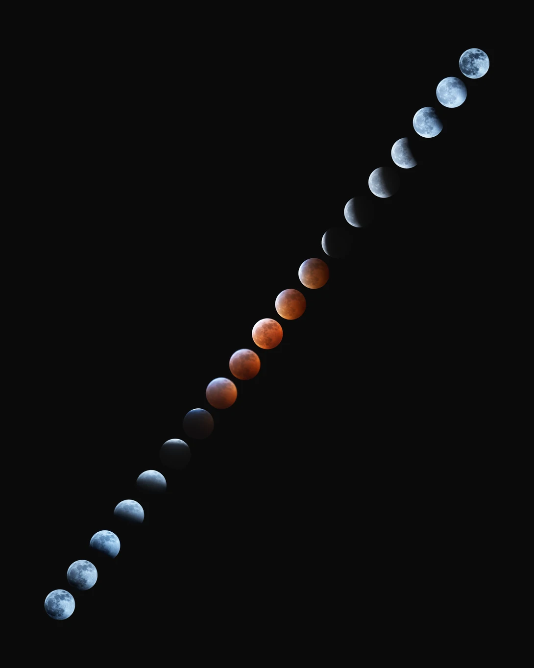 View Blood Moon Lunar Eclipse Time Series by Julian Mann
