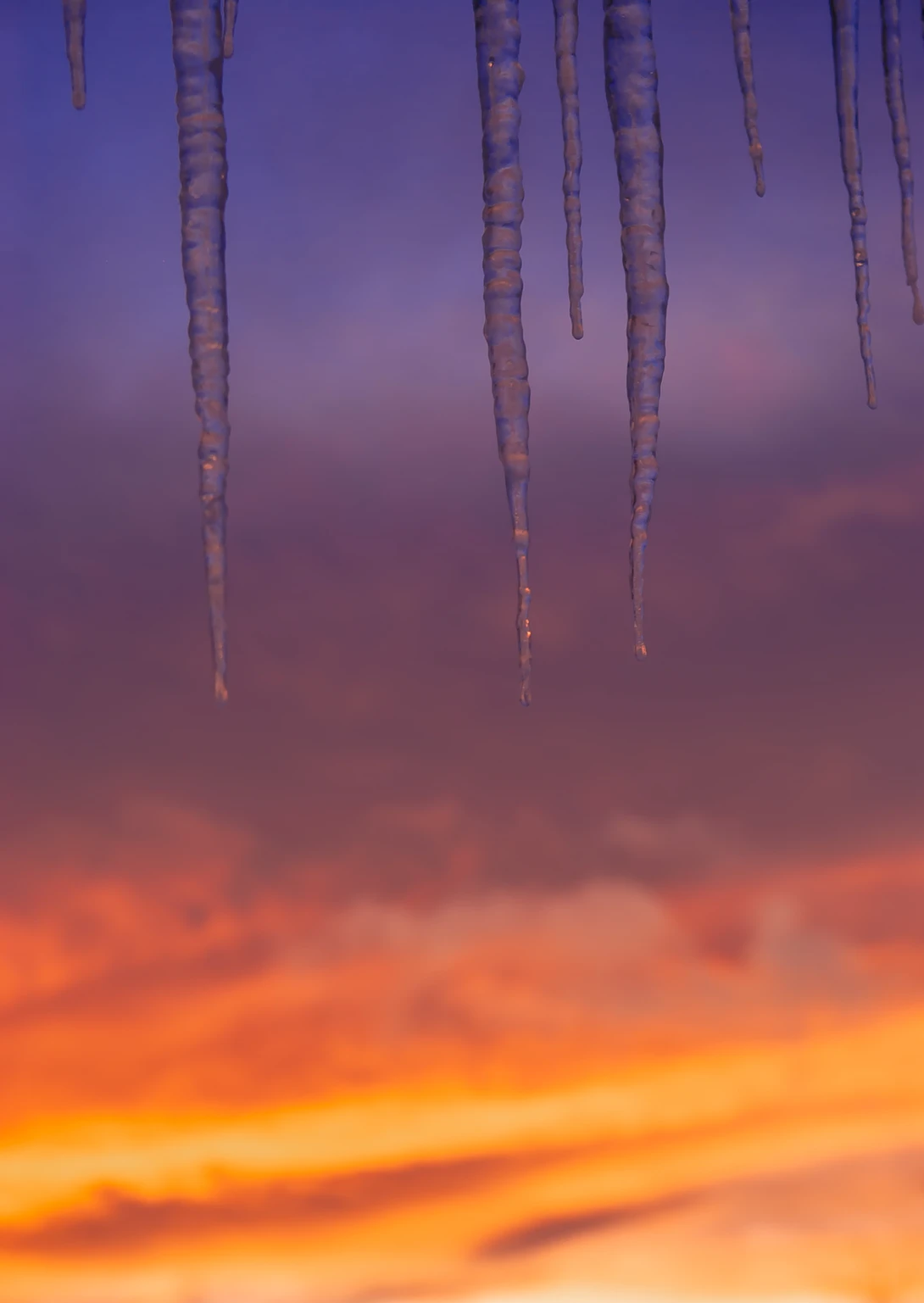View Icy sunset by Stefan Lillios