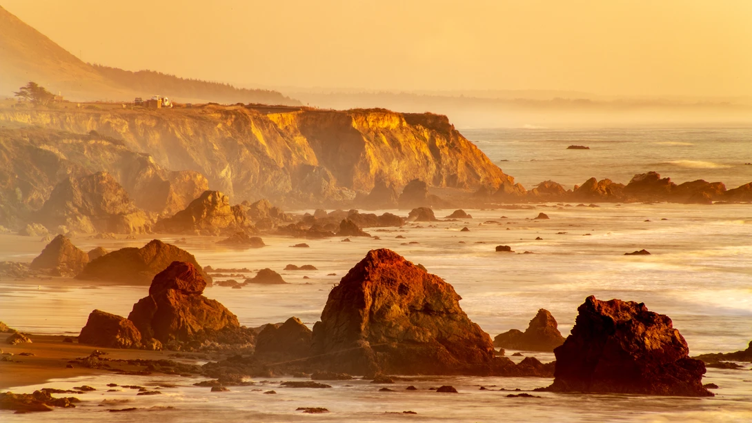 View California Sunset by Sergey Kosarevsky