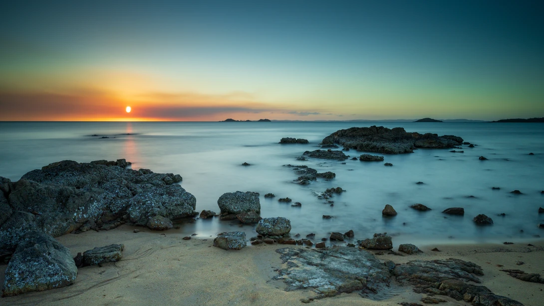 View Rocky Suset by Jonathan O'Mullane
