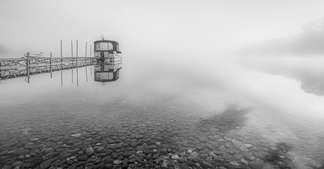 View B&W Cold morning by marius van dyk