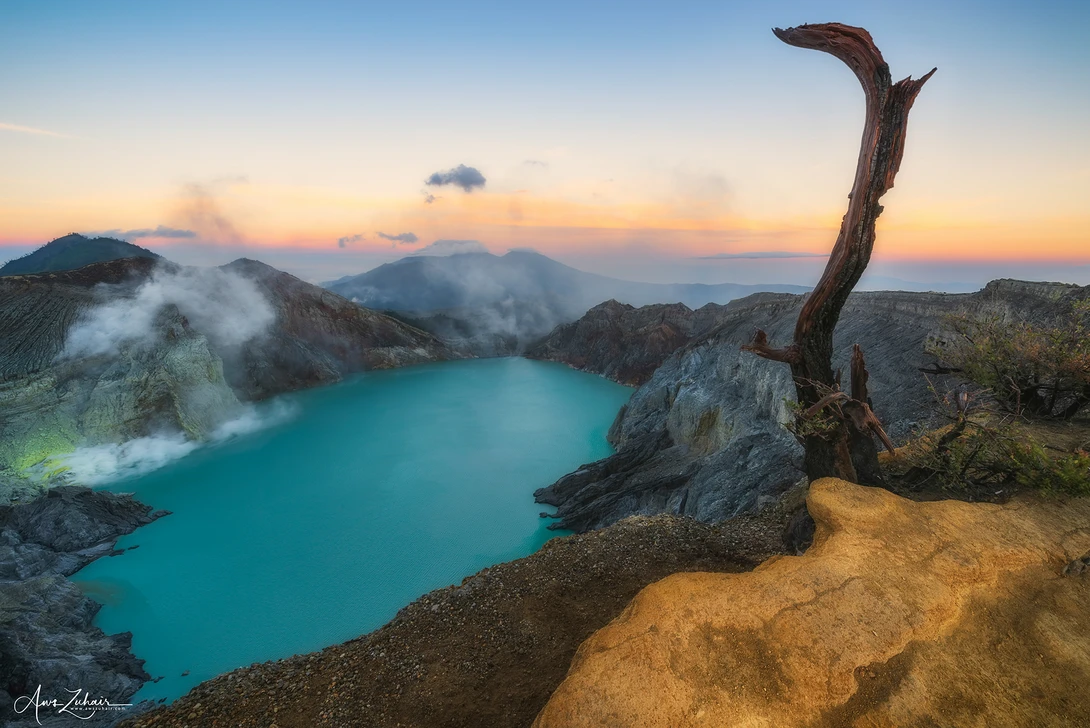 View Ijen Volcano by Aws Zuhair
