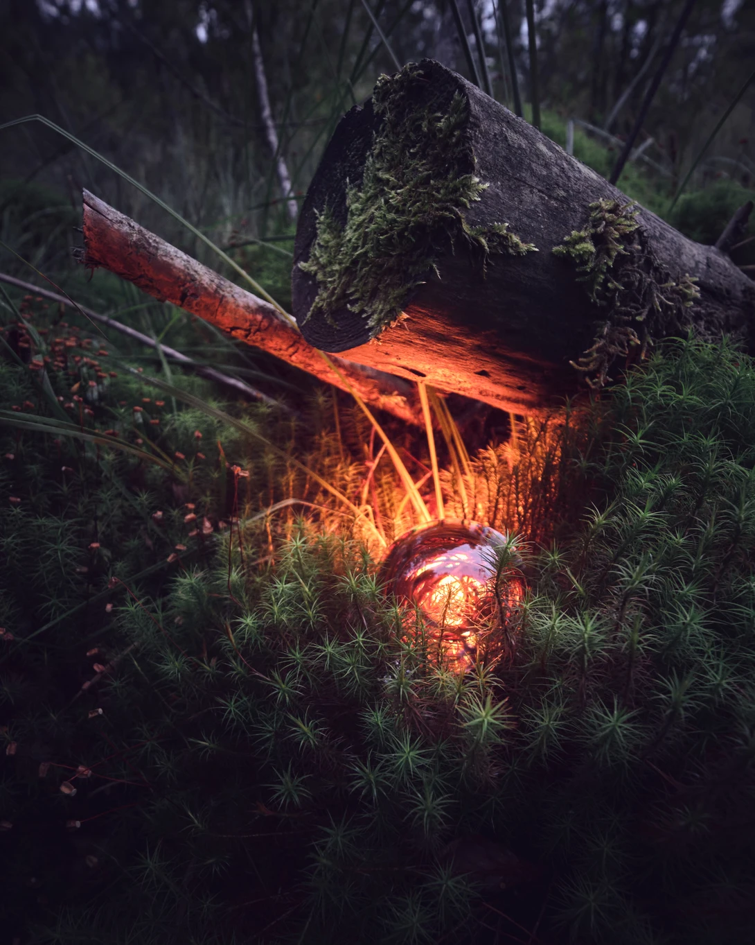View Glowing Lensball by Sebastian Kuempflein