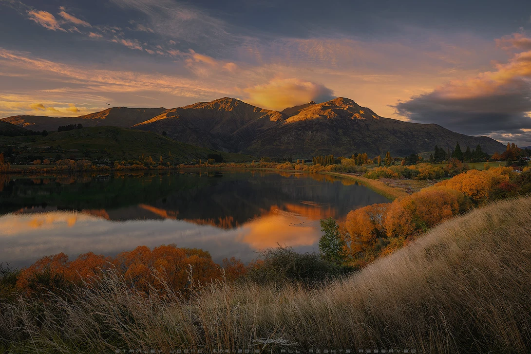 View Morning view at Lake Hayes by Stanley Loong