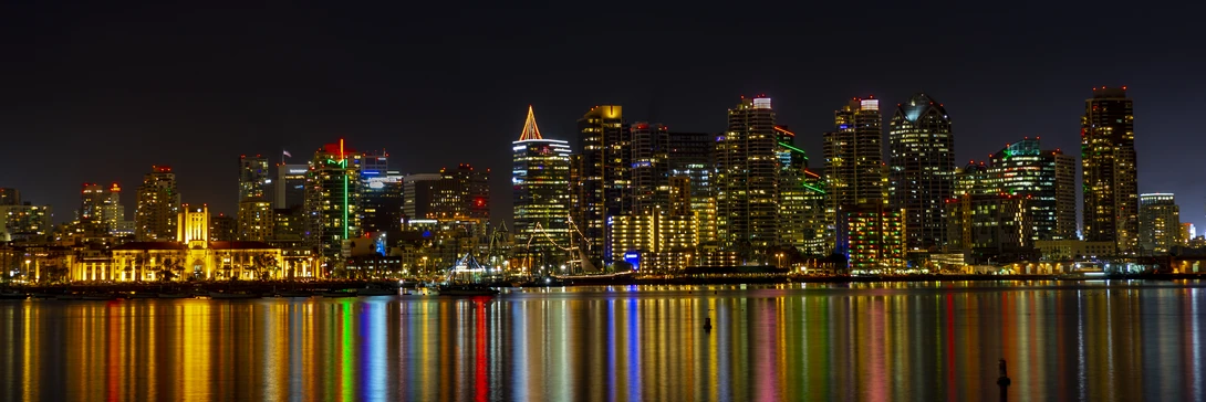 View San Diego Bay by Gary Horsfall