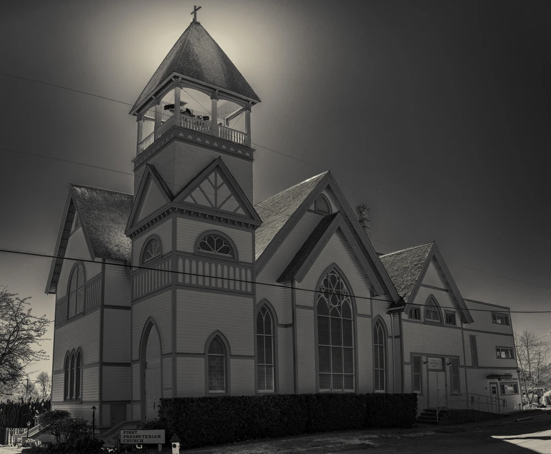 View Church Glow by Gary Horsfall