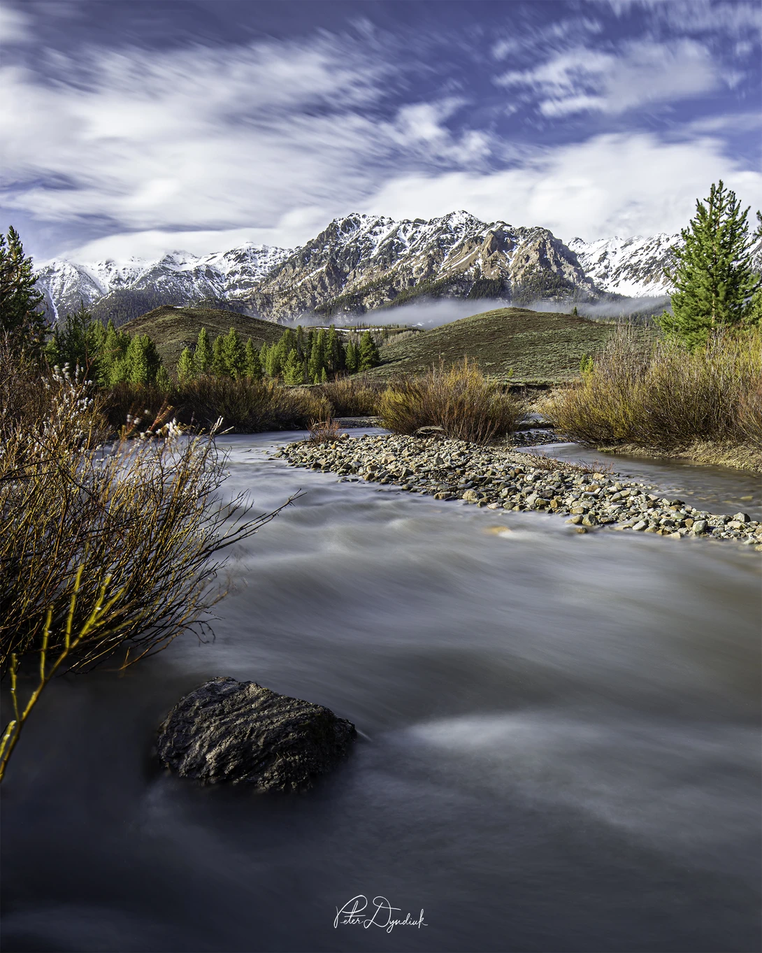 View Spring in the Boulders by Peter Dyndiuk