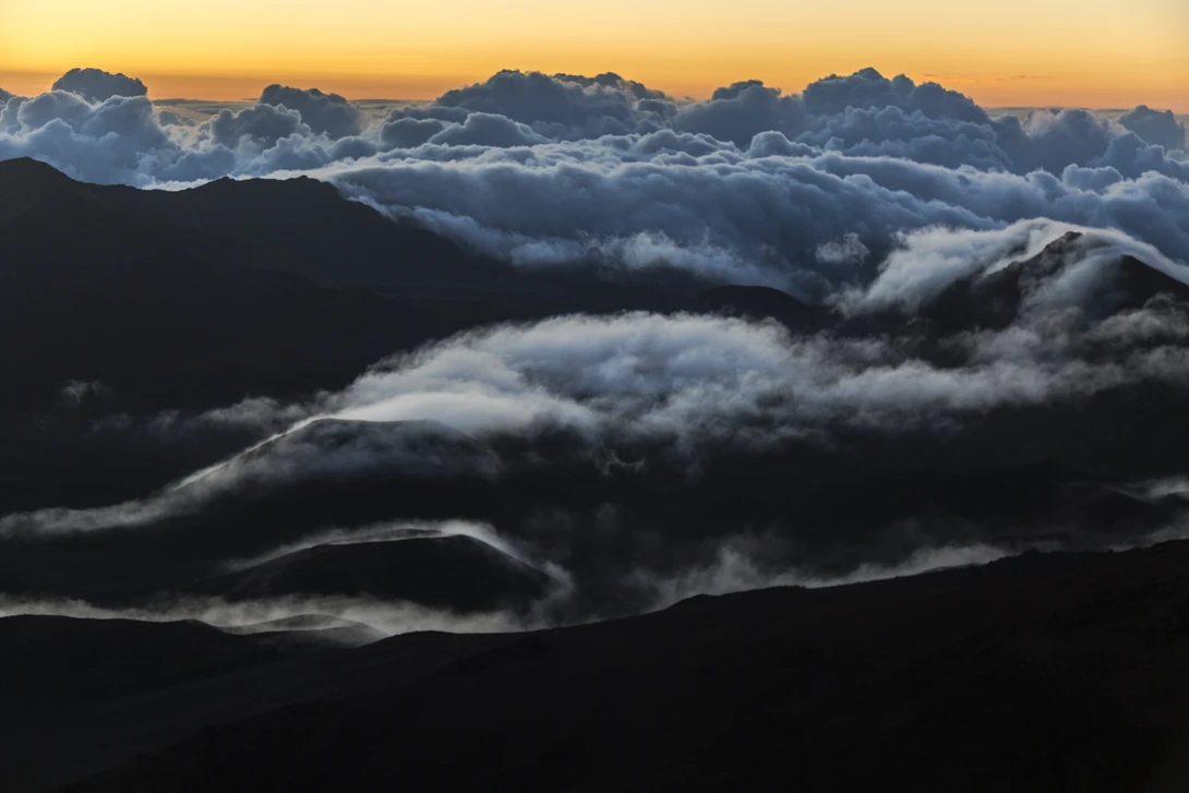 View Sunrise clouds in Hawaii by Nick Blackhall