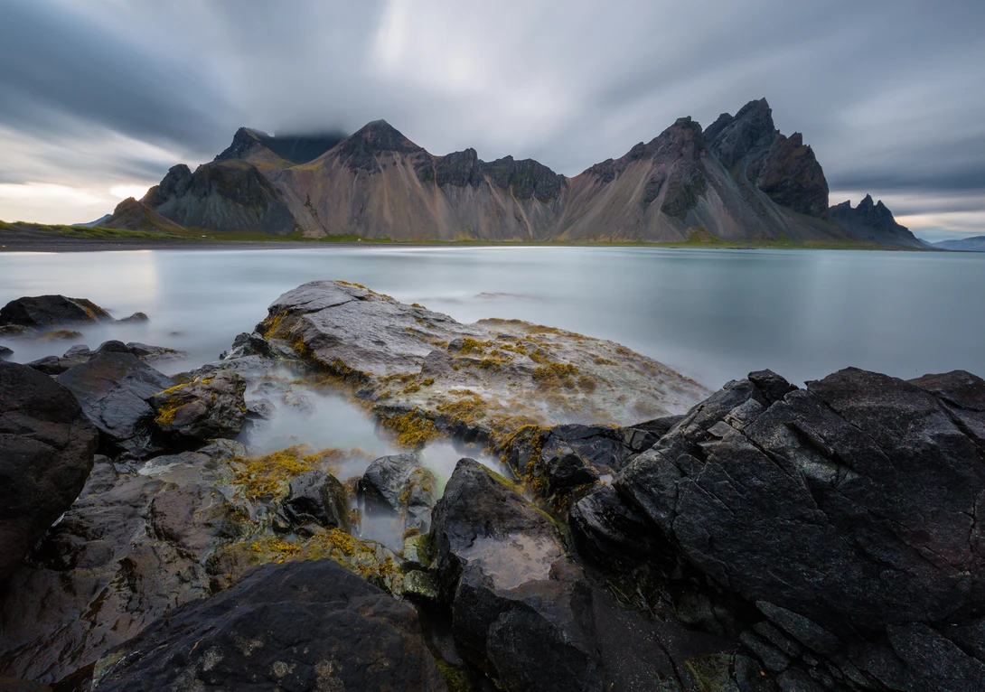 View Vestrahorn after storm by Thomas Even