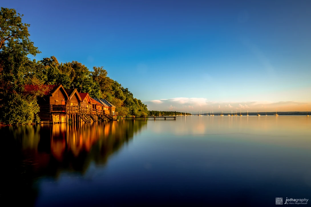 View Caribbean sunset in Bavaria by Hans Heigenhauser