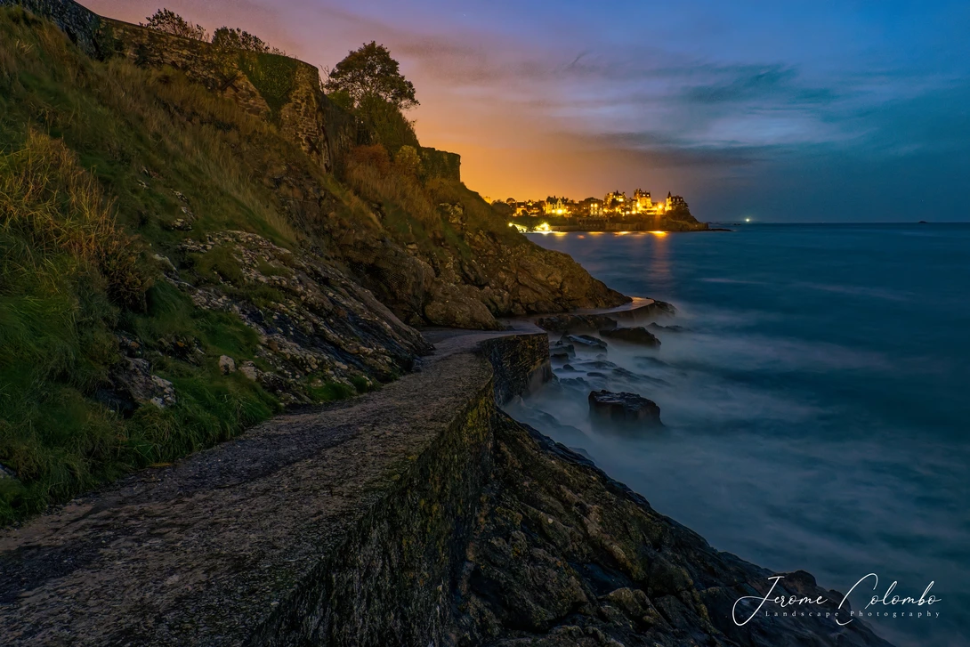 View Dinard, Brittany, France by Jerome Colombo