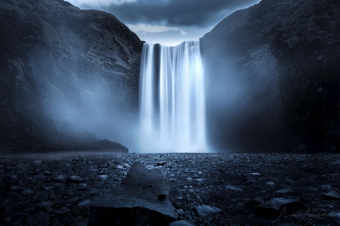 View Skógafoss waterfall by Martin Morávek