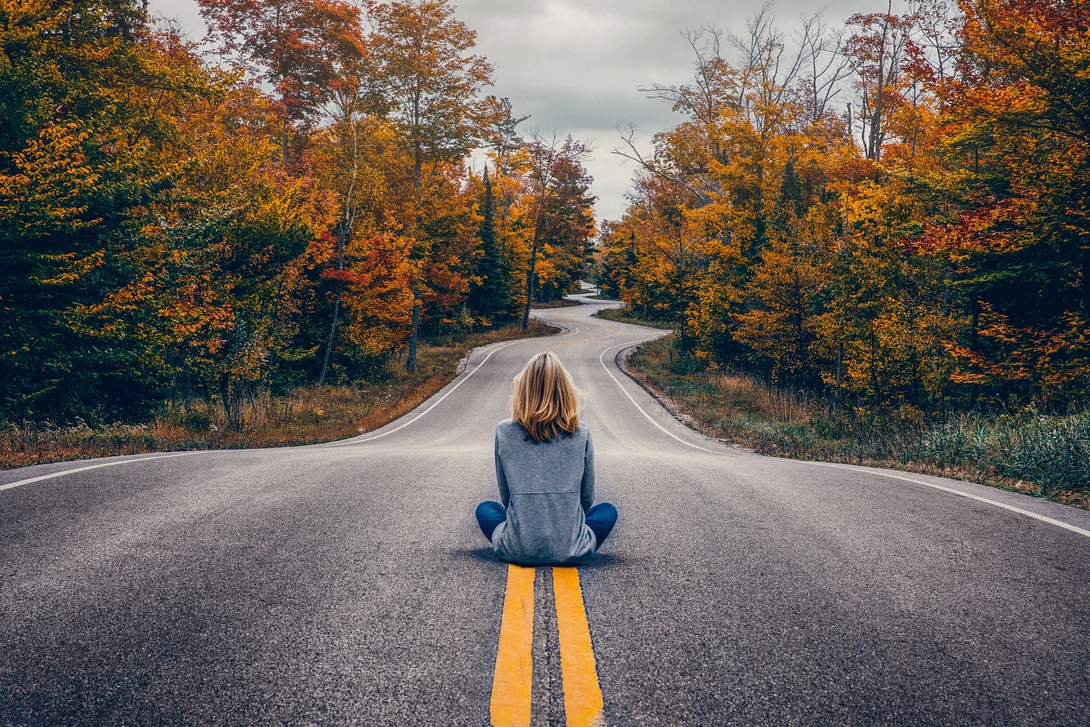 View Down the Winding Road by Anthony DeLaurentis