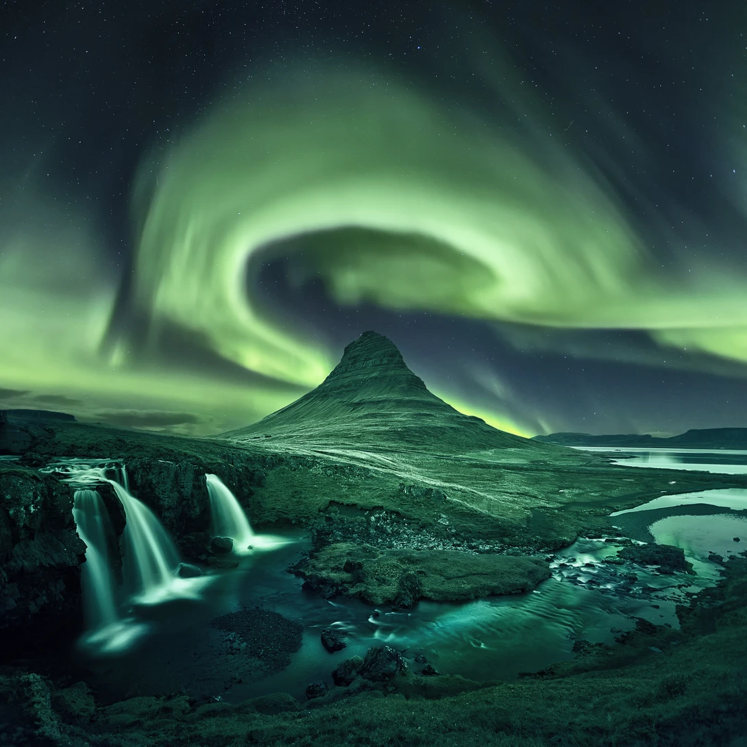 View Kirkjufell Aurora by Mads Peter Iversen