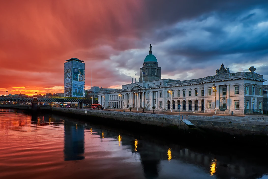 View A Dublin Sunset by Ciaran McGrenera
