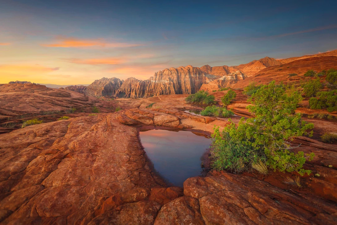 View Snow Canyon Sunrise by Rex Jones