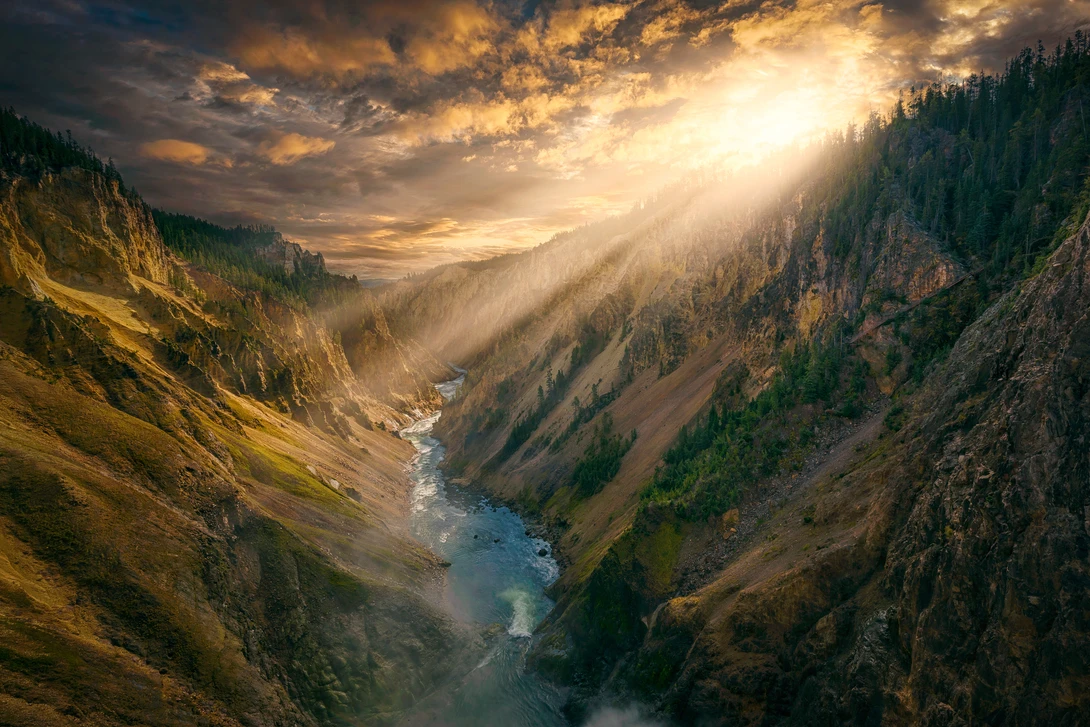 View Yellowstone Canyon by Rex Jones