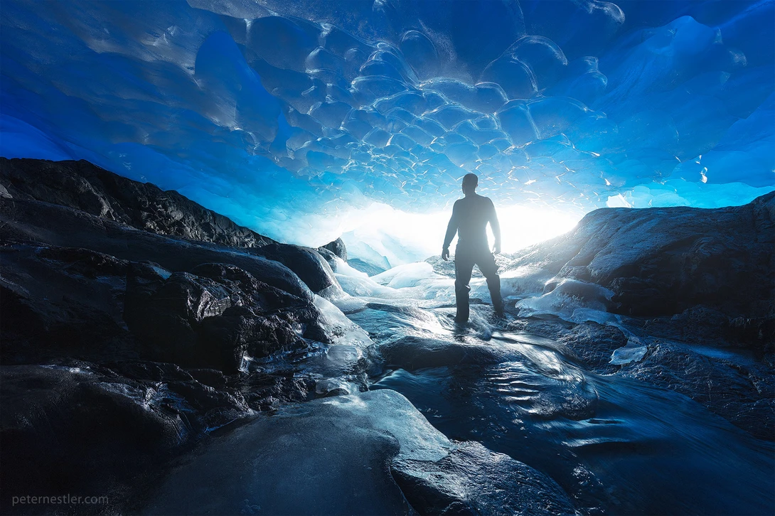 View Bear Glacier by Peter Nestler