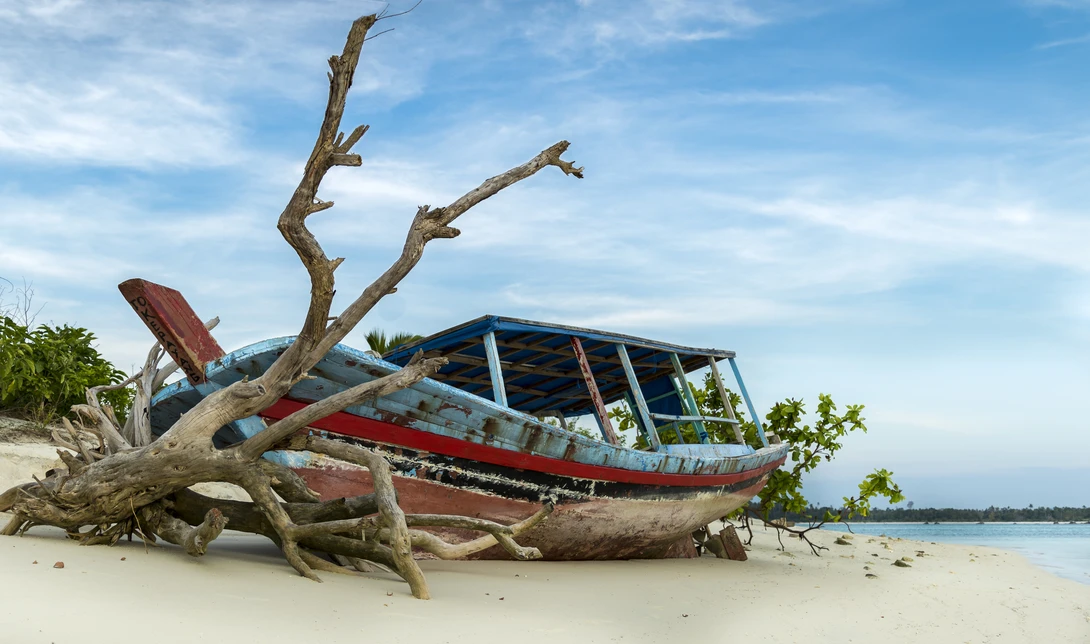 View shipwrecked by Tris White