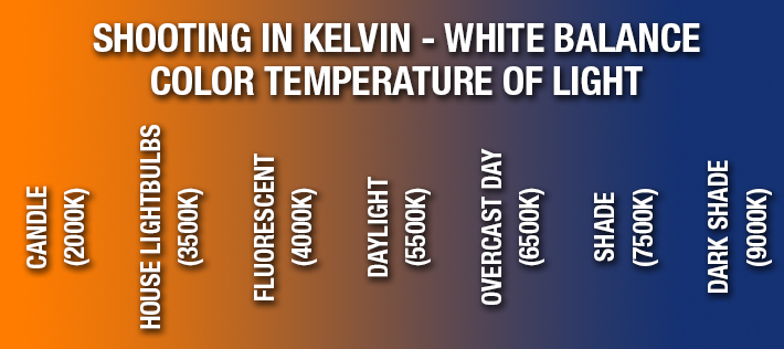 White Balance Kelvin Chart