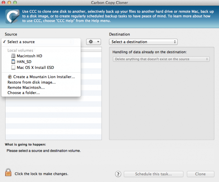 Carbon Copy Cloner For Mac