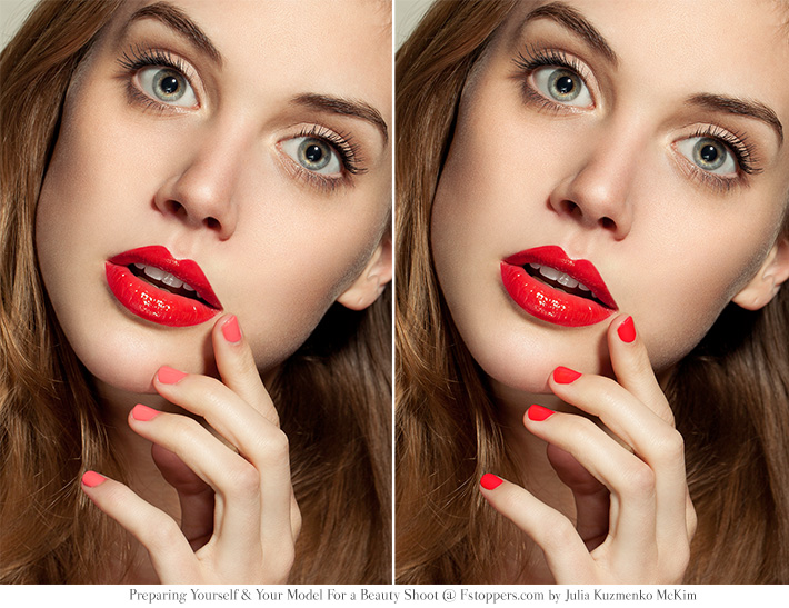 Preparing Yourself And Your Model For a Beauty Shoot