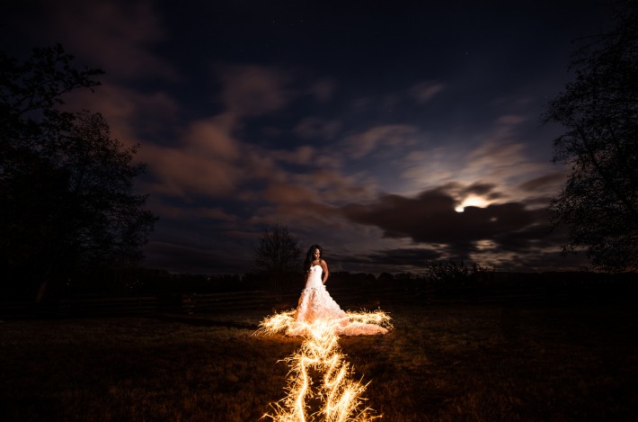 sparkler photography