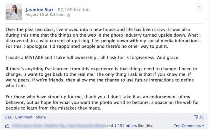 Fstoppers Jasmine Open Letter Apology 4