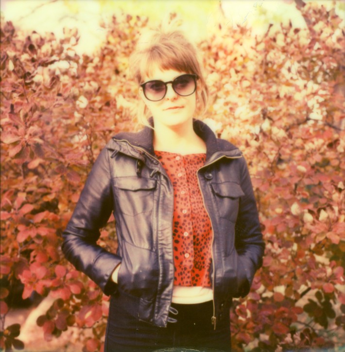 Teal Polaroid 