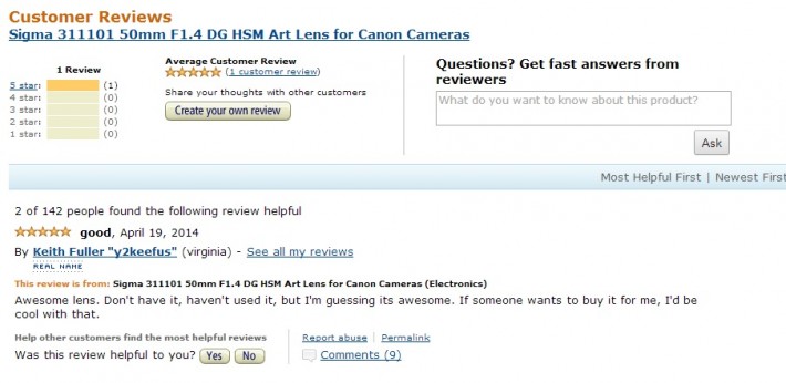 amazon sigma review
