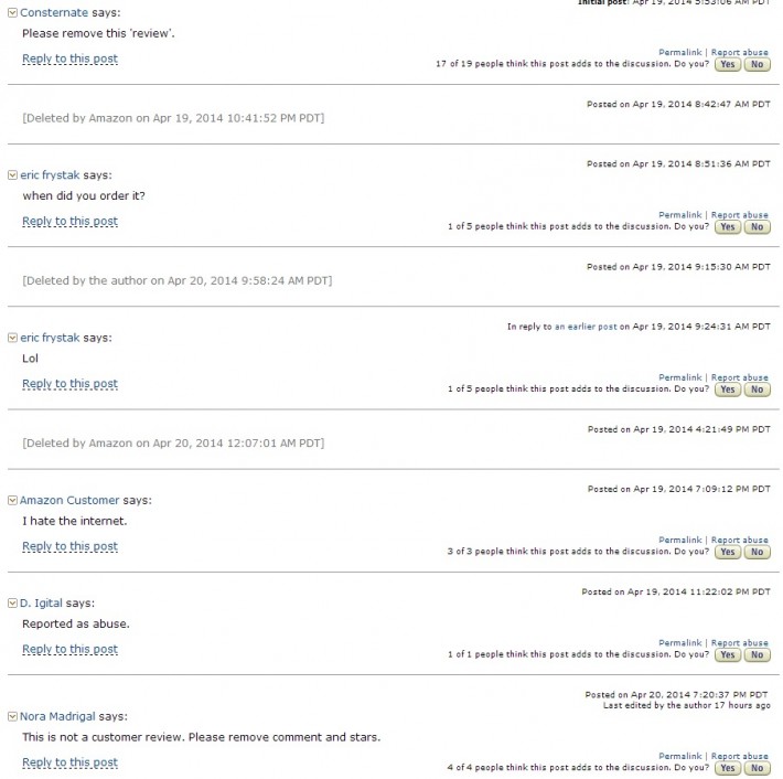amazon sigma review replies