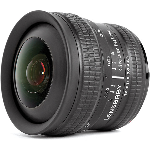 lensbaby 5 8mm f3.5 circular fisheye lens new