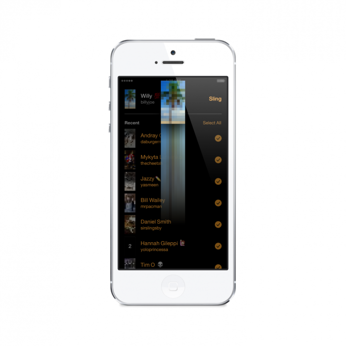 snapchat like app slingshot announced